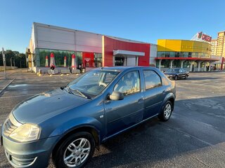 2011 Renault Logan I Рестайлинг, синий, 300000 рублей, вид 4