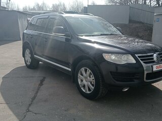 2007 Volkswagen Touareg I Рестайлинг, чёрный, 870000 рублей, вид 2