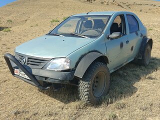 2006 Renault Logan I, зелёный, 300000 рублей, вид 1