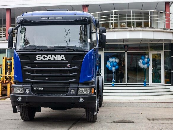 2018 Scania G-series, синий - вид 3