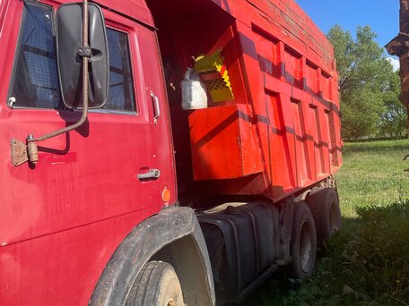 2002 КамАЗ 65115, красный, 950000 рублей, вид 2