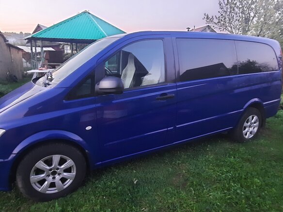 2012 Mercedes-Benz Vito 111 CDI L1 II (W639) Рестайлинг, синий - вид 21