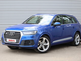 2016 Audi Q7 II (4M), синий, 5500000 рублей, вид 1