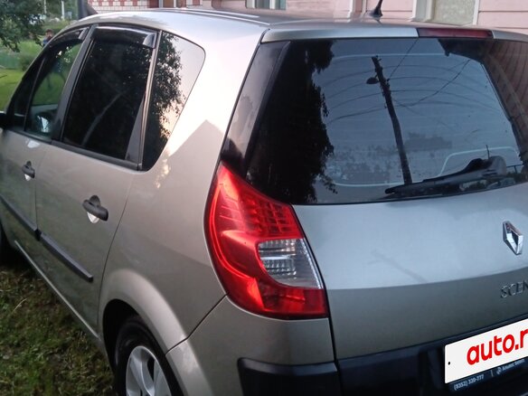 2007 Renault Scenic II Рестайлинг, серый, 470000 рублей - вид 11
