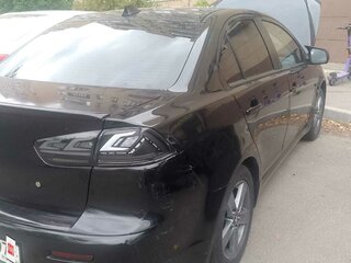 2007 Mitsubishi Lancer X, чёрный, 450000 рублей, вид 3
