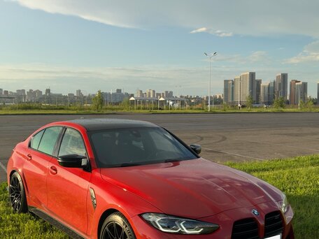 2021 BMW M3 Competition Package VI (G80), красный, 9000000 рублей, вид 1