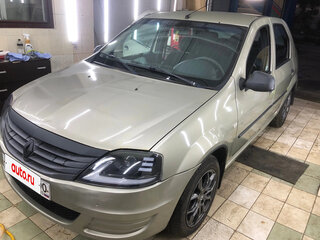2011 Renault Logan I Рестайлинг, бежевый, 400000 рублей, вид 3