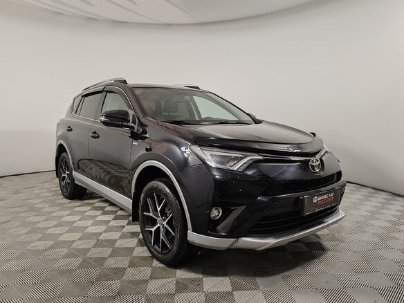 2017 Toyota RAV4 IV (XA40) Рестайлинг, чёрный - вид 2