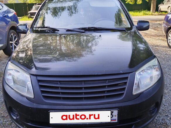 2012 Lada (ВАЗ) Granta I, чёрный - вид 1