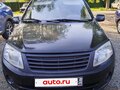 2012 Lada (ВАЗ) Granta I, чёрный - вид 1