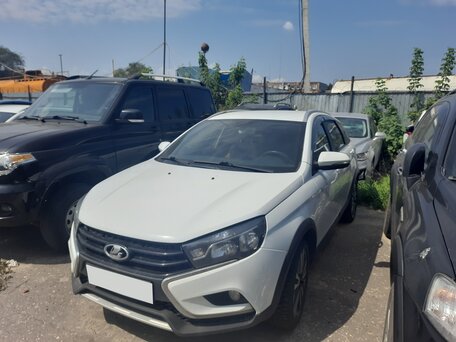 2019 Lada (ВАЗ) Vesta SW I, белый, 770000 рублей, вид 1