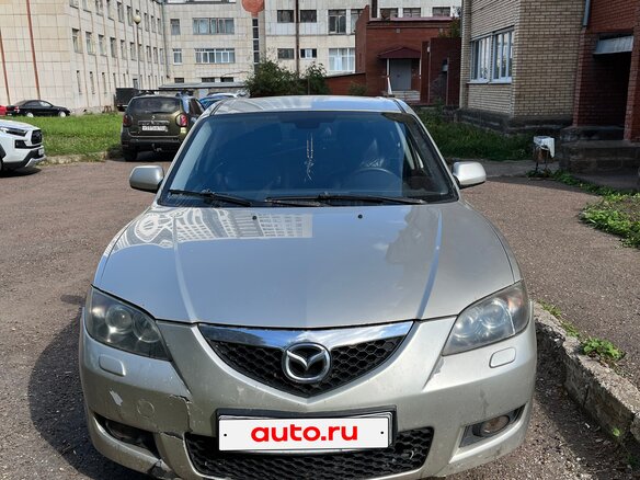 2007 Mazda 3 I (BK) Рестайлинг, золотистый, 349000 рублей - вид 1