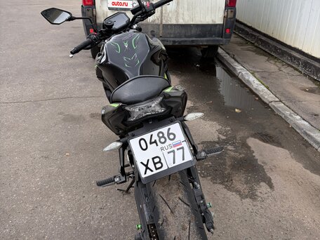 2021 Kawasaki Z 650, зелёный, 599999 рублей, вид 3