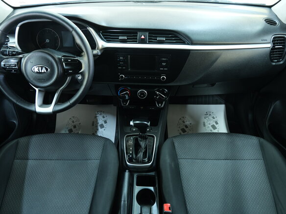 2021 Kia Rio X IV Рестайлинг, синий, 1449000 рублей - вид 12