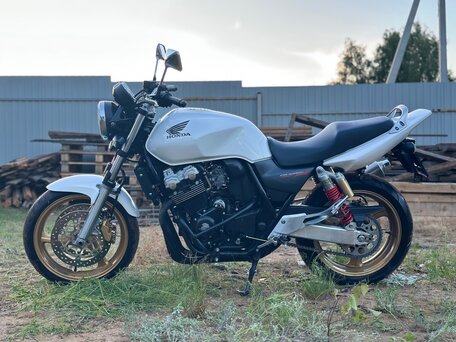 2006 Honda CB 400 Super Four, белый, 360000 рублей, вид 3