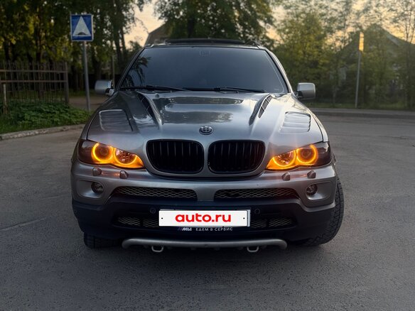 2005 BMW X5 3.0i I (E53) Рестайлинг, серый, 950000 рублей - вид 4