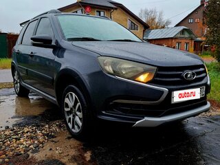 2019 Lada (ВАЗ) Granta Cross I Рестайлинг, серебристый, 650000 рублей, вид 3