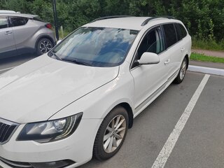 2014 Skoda Superb DSG II Рестайлинг, белый, 960000 рублей, вид 4
