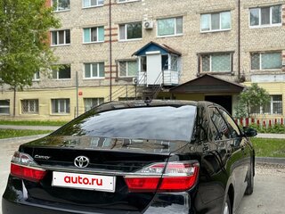 2017 Toyota Camry VII (XV50) Рестайлинг 2, чёрный, 1860000 рублей, вид 5