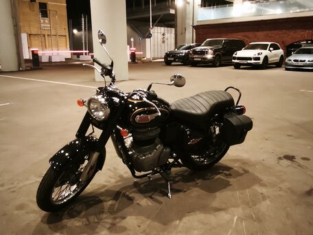 2024 Royal Enfield Bullet 350, чёрный, 370000 рублей, вид 2