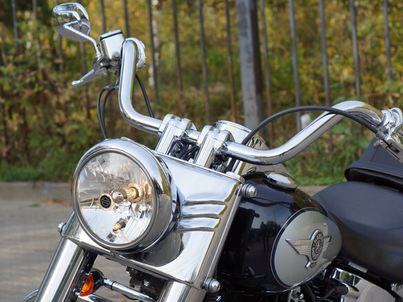 2012 Harley-Davidson Fat Boy, чёрный - вид 12
