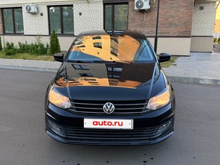 2015 Volkswagen Polo V Рестайлинг, чёрный, 890000 рублей, вид 4
