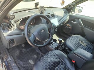2014 Lada (ВАЗ) Kalina II, серый, 380000 рублей, вид 5