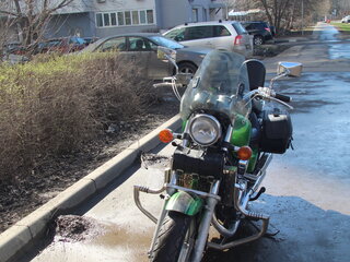1993 Honda VF 750, зелёный, 500000 рублей, вид 3