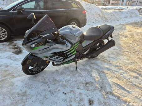 2021 Kawasaki ZX-14R, серый, 1400000 рублей, вид 3