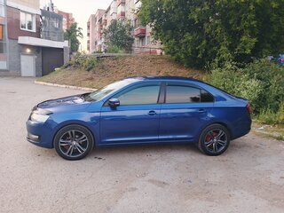 2019 Skoda Rapid I Рестайлинг, синий, 1170000 рублей, вид 5