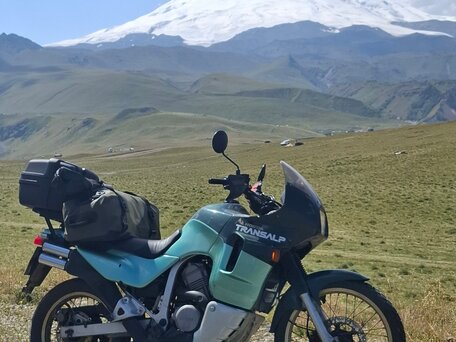 1995 Honda Transalp 400, зелёный, 320000 рублей, вид 1