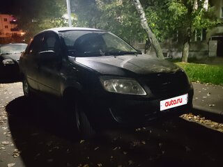 2012 Lada (ВАЗ) Granta I, чёрный, 130000 рублей, вид 3