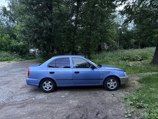 2006 Hyundai Accent ТагАЗ II, фиолетовый, 220000 рублей, вид 2