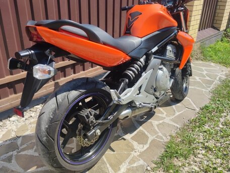 2007 Kawasaki ER-6N, оранжевый, 310000 рублей, вид 1