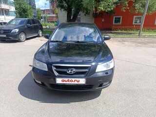 2007 Hyundai Sonata V (NF), чёрный, 455000 рублей, вид 1
