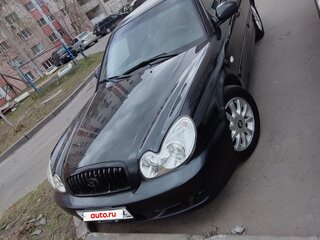 2004 Hyundai Sonata ТагАЗ IV (EF) Рестайлинг, чёрный, 310000 рублей, вид 1