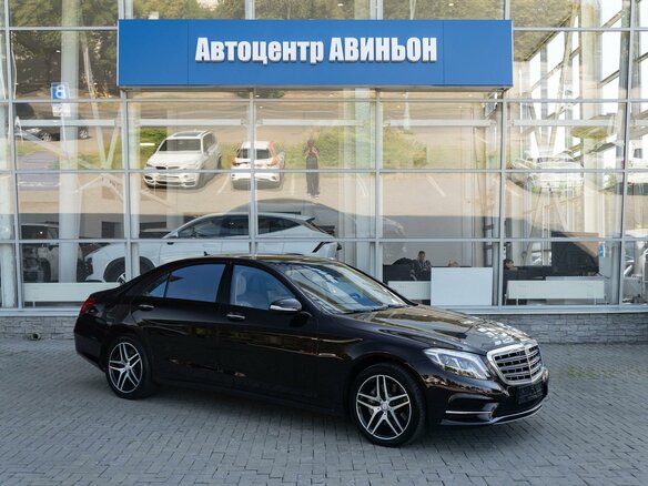 2014 Mercedes-Benz S-Класс 500 Long VI (W222, C217), чёрный - вид 2