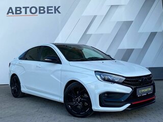 2024 Lada (ВАЗ) Vesta Sportline I Рестайлинг (NG), белый, 1668000 рублей, вид 3