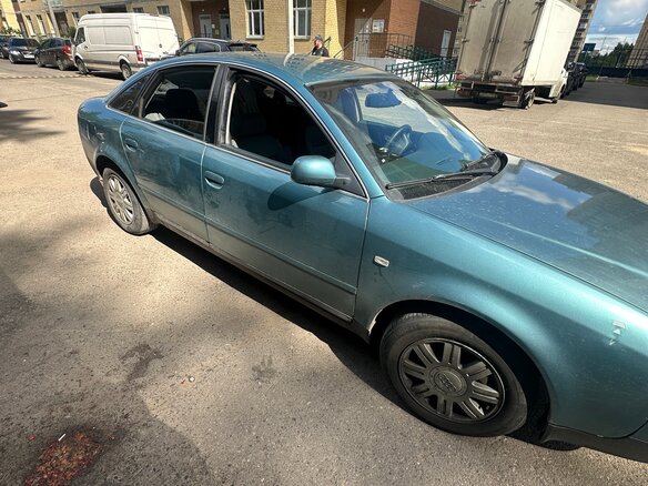 1998 Audi A6 II (C5), синий, 310000 рублей - вид 1