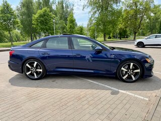 2020 Audi A6 55 TFSI V (C8), синий, 3500000 рублей, вид 4