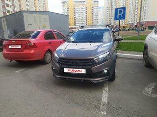 2018 Lada (ВАЗ) Vesta SW I, серый, 965000 рублей, вид 4