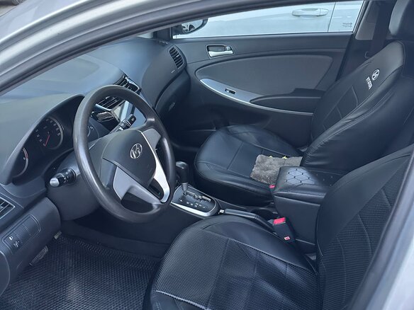 2012 Hyundai Solaris I, серебристый - вид 5