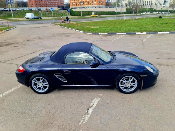2005 Porsche Boxster II (987), синий, 2530000 рублей - вид 10