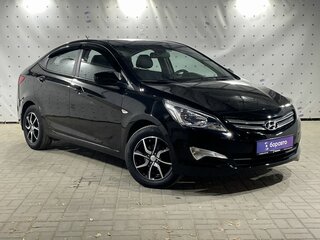 2015 Hyundai Solaris I Рестайлинг, чёрный, 955000 рублей, вид 3