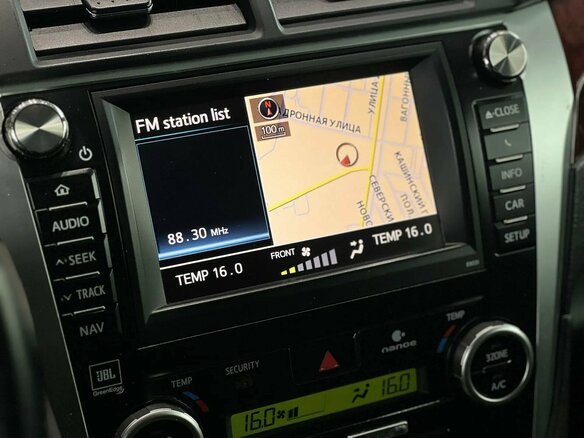 2012 Toyota Camry VII (XV50), чёрный, 1495000 рублей - вид 18