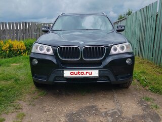 2012 BMW X3 20i xDrive II (F25), чёрный, 1600000 рублей, вид 2