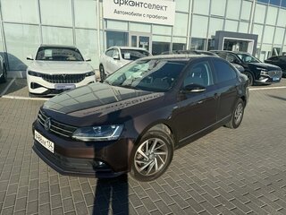 2017 Volkswagen Jetta VI Рестайлинг, коричневый, 1399000 рублей, вид 1