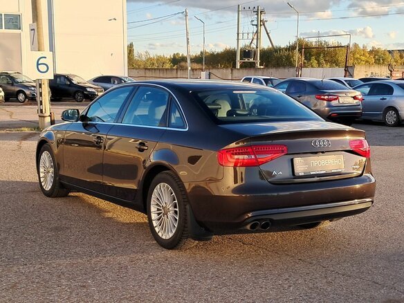 2012 Audi A4 IV (B8) Рестайлинг, коричневый, 1250000 рублей - вид 6