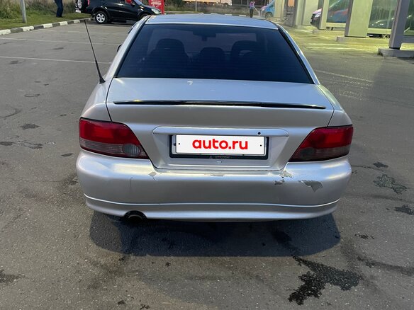 2002 Mitsubishi Galant VIII Рестайлинг, серебристый, 370000 рублей - вид 3