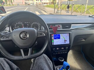 2017 Skoda Rapid I Рестайлинг, синий, 1300000 рублей, вид 3